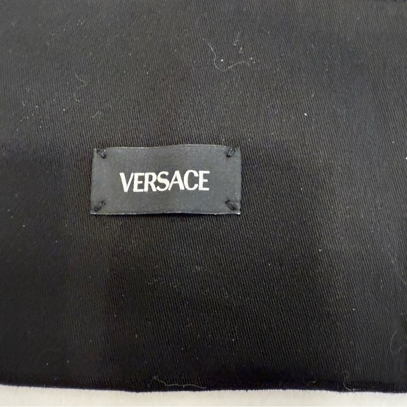 VERSACE Orange Quilted 100% Leather Card Case BRAND NEW - Picture 6 of 10